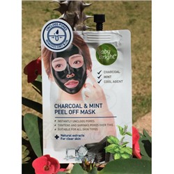 Маска-пленка с углем и мятой от Baby Bright, Charcoal & Mint Peel Off Mask, 10 гр