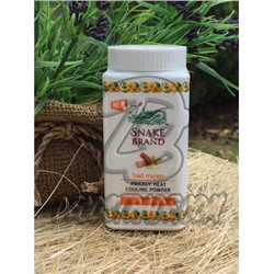 Охлаждающая тальк-пудра с защитой от солнца «Танака» от Snake Brand, Wild Thanaka Prickly Heat & Cooling Powder, 50 гр