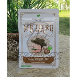 Травяные леденцы от кашля «Имбирь и Лайм»мот Mr. Herb, Lozenges Ginger-Lime Formula, 20 шт