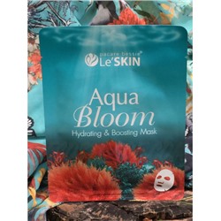 Увлажняющая и питательная тканевая маска Aqua Bloom от Le' Skin, Aqua Bloom Hydrating & Boosting Mask, 30 мл