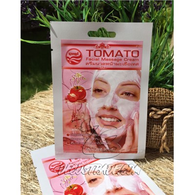 Массажный крем для лица с экстрактом томата, Tomato Facial Massage Cream, 10 гр