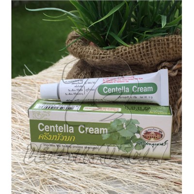 Ранозаживляющий крем на основе Центеллы от Abhai Herb, Centella Cream reduces scar tissue, 10 гр