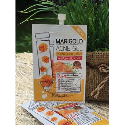 Гель против акне точечного действия с Календулой от Jula'S Herb, Marigold Acne Gel, 8 мл