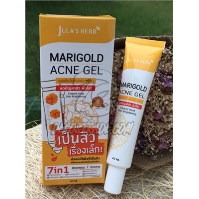 Гель против акне точечного действия с Календулой от Jula'S Herb, Marigold Acne Gel, 40 мл