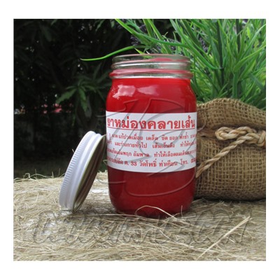 Тайский красный бальзам, Thai Label Balm Red, 200 гр