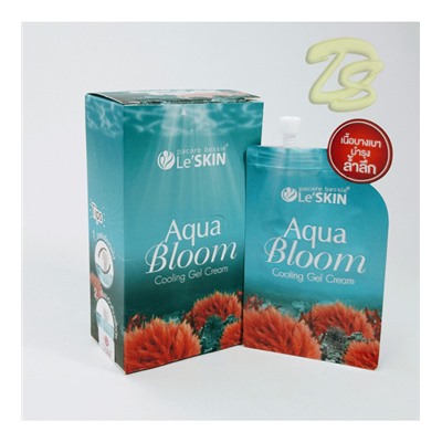 Легкий охлаждающий крем-гель для лица Aqua Bloom от Le' Skin, Aqua Bloom Cooling Gel Cream, 8 мл (набор 6 шт)