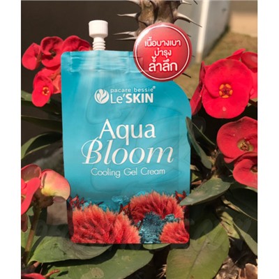 Легкий охлаждающий крем-гель для лица Aqua Bloom от Le' Skin, Aqua Bloom Cooling Gel Cream, 8 мл