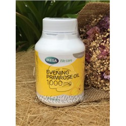 Масло вечерней примулы в капсулах по 1000 мг от Mega We Care, Evening Primrose Oil 1000 mg (Omega-6 GLA, LA), 30 капсул