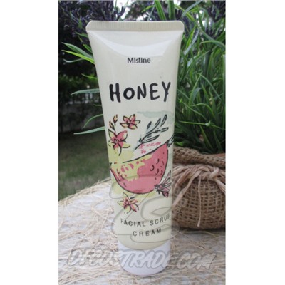 Крем-скраб с медом от Mistine, Honey Facial Scrub Cream, 85 гр